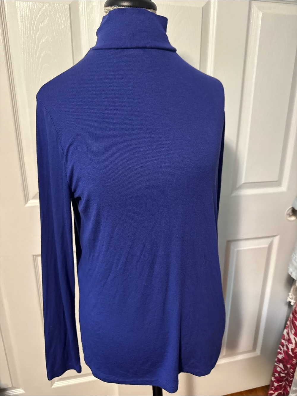 a new day XL Women's Cobalt Blue Turtleneck Long Sleeve Top